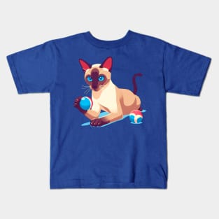 Siam cat Kids T-Shirt